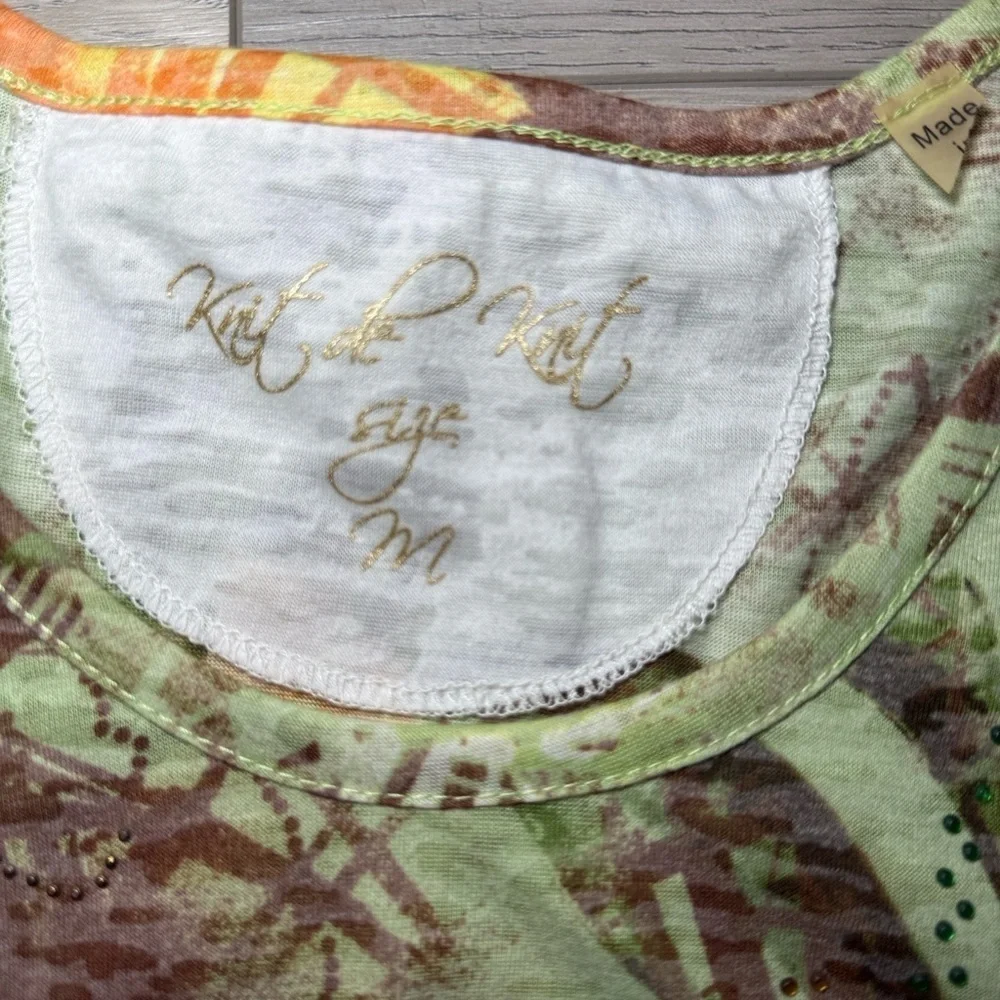 Women's Medium Tops Bundle -Live & Let Live Knit de Knit Croft & Barrow Lot of 3